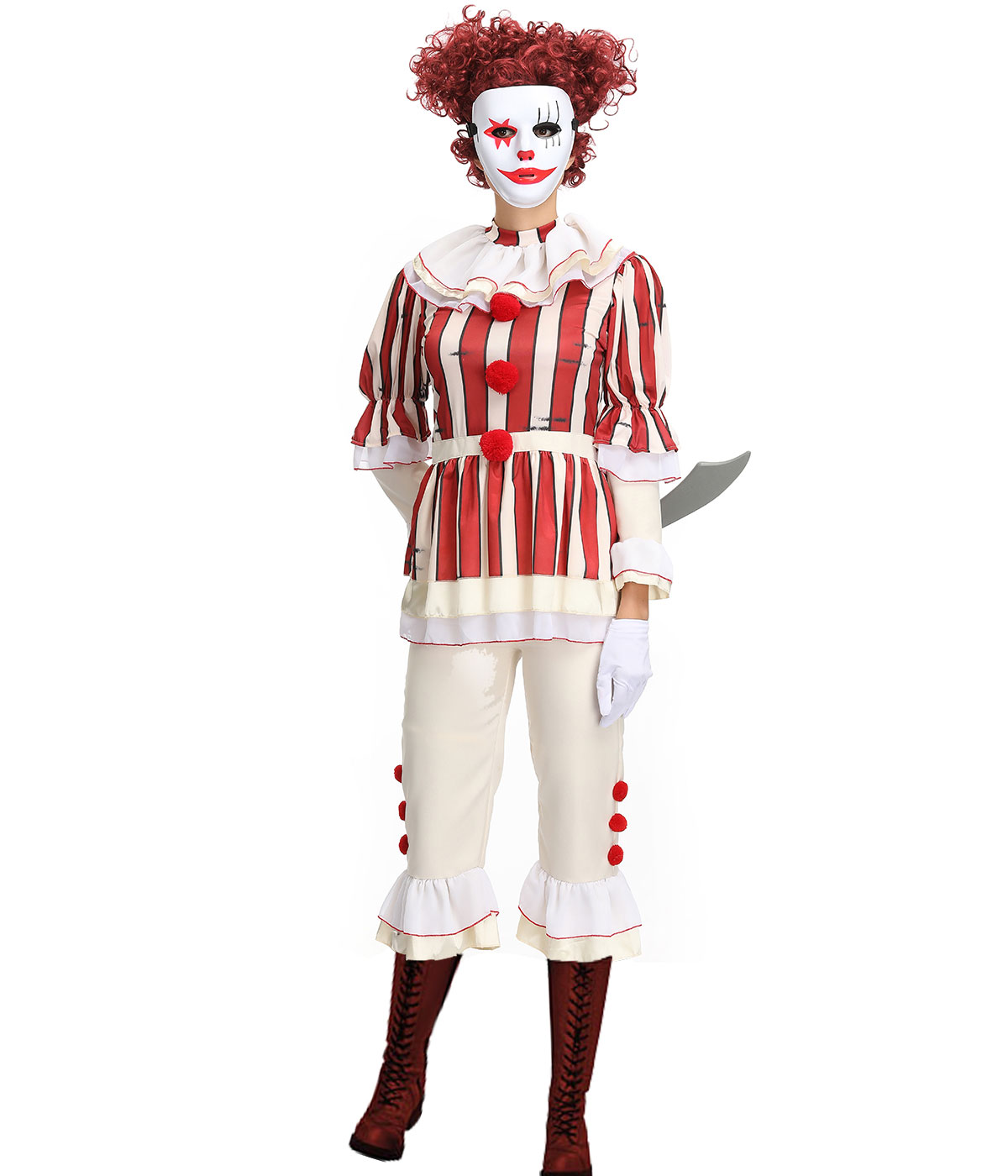 F1915 sexy clown costume for women